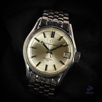 Eterna-Matic - Kontiki 20 - Silver Sunburst Dial with Date - c.1967 - On a Dual Signed Gay Freres Bracelet - Vintage Watch Specialist