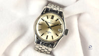Eterna-Matic - Kontiki 20 - Silver Sunburst Dial with Date - c.1967 - On a Dual Signed Gay Freres Bracelet - Vintage Watch Specialist