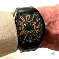 Franck Muller Vanguard Titanium Model ref: V45SCDTTTNRBR Box and Papers 2021 Vintage Watch Specialist