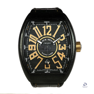 Franck Muller Vanguard Titanium Model ref: V45SCDTTTNRBR Box and Papers 2021 Vintage Watch Specialist