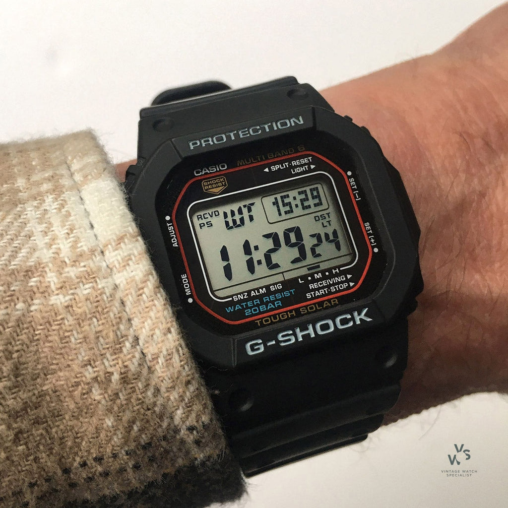 G-Shock Protection GW-M5610U-1ER - 20 Bar Water Resist - Sold with Box - Vintage Watch Specialist
