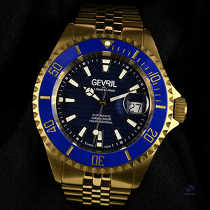 Gevril Chambers Automatic - Ceramic Bezel - Model Ref: 42604A - August 2024 - Vintage Watch Specialist
