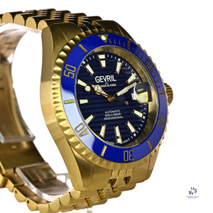 Gevril Chambers Automatic - Ceramic Bezel - Model Ref: 42604A - August 2024 - Vintage Watch Specialist