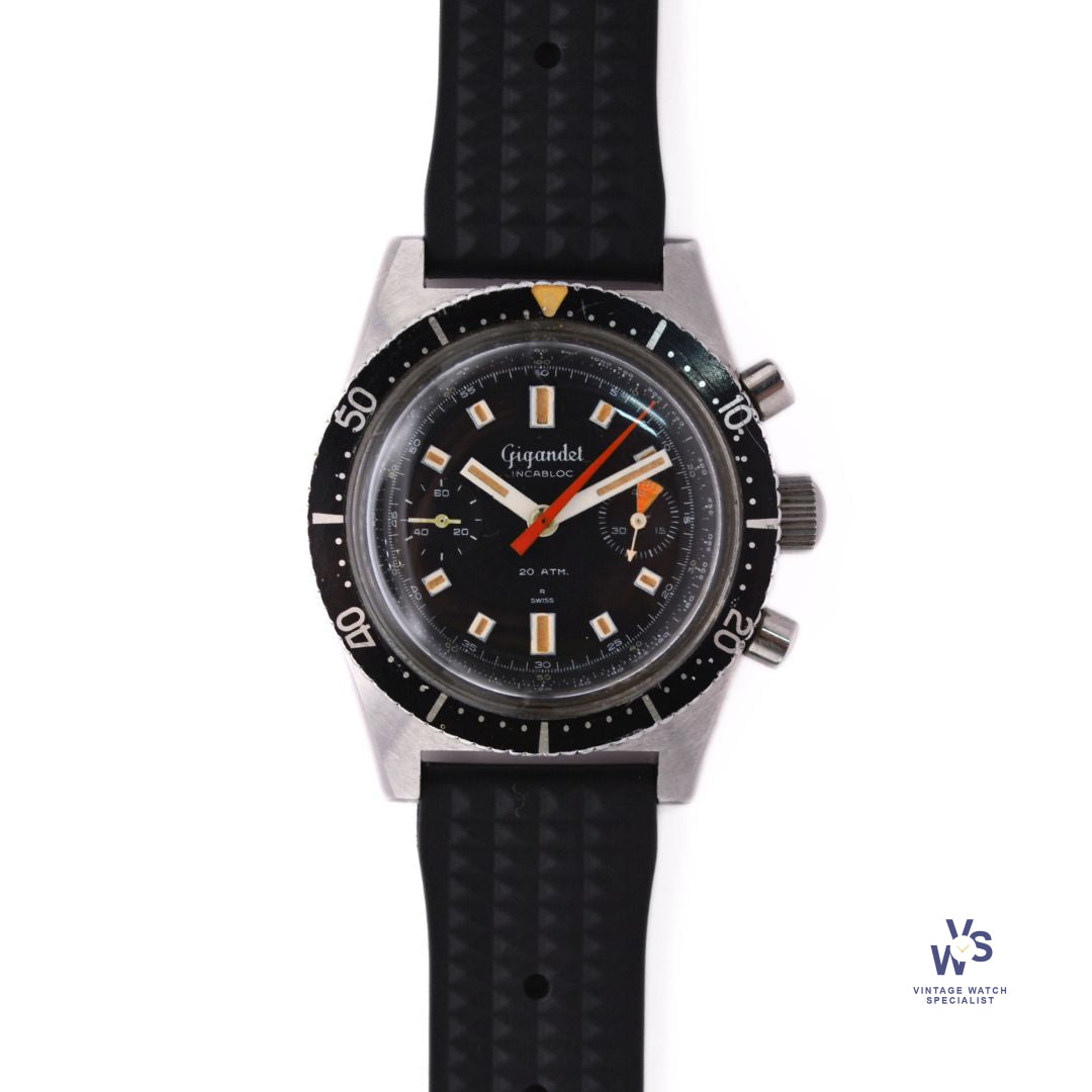 Gigandet - Wakmann - Incabloc - Chronograph Divers - 20ATM - Cal