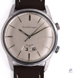 Girard Perregaux - Alarm 1960s Manual Wind Stainless Steel Vintage Watch Specialist