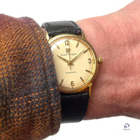 Girard Perregaux Gyromatic 14k Gold - Original Box - c.1960s - Vintage Watch Specialist
