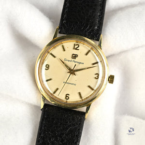 Girard Perregaux Gyromatic 14k Gold - Original Box - c.1960s - Vintage Watch Specialist
