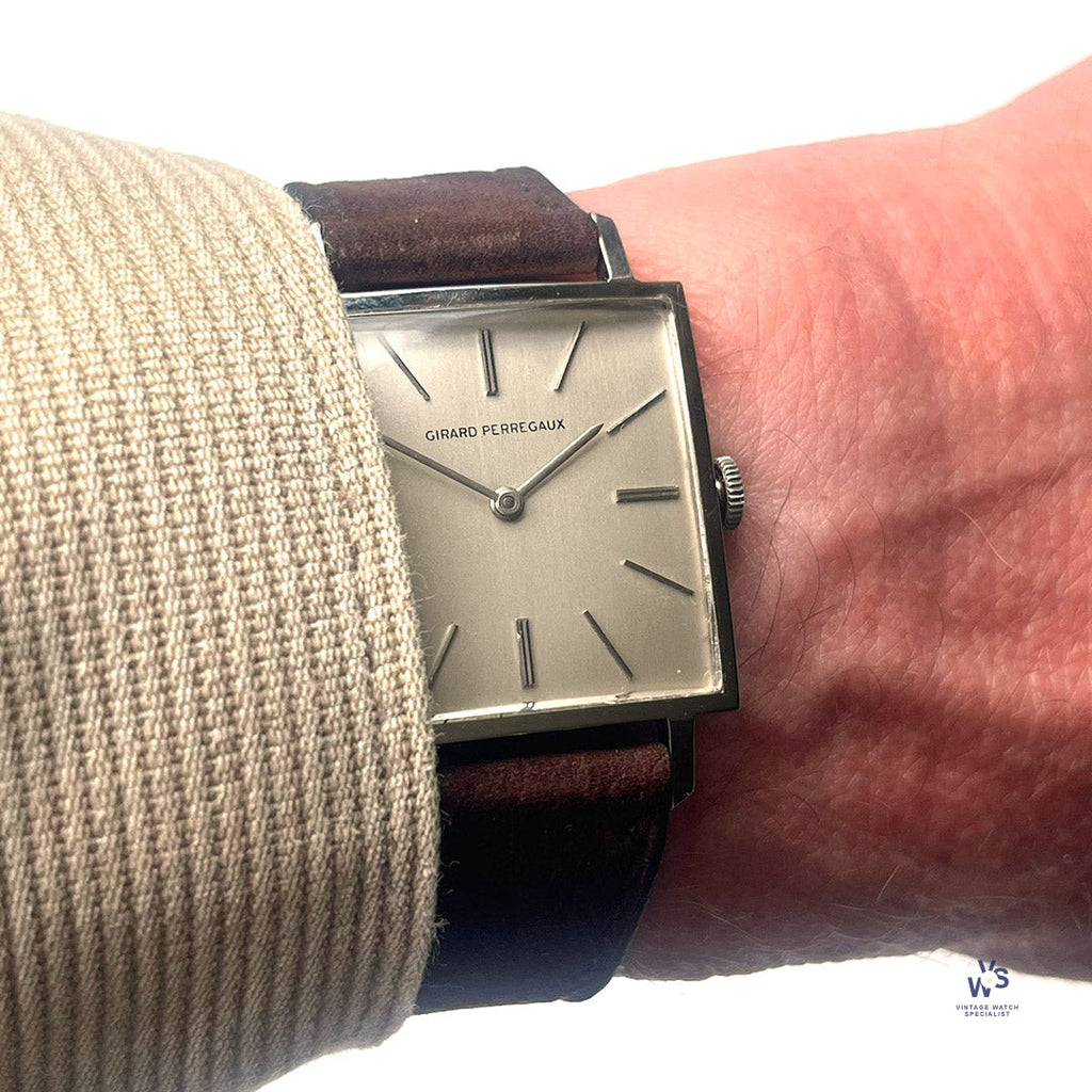 Girard Perregaux - Square Case - Time Only - Dress Watch - c.1960s - Vintage Watch Specialist