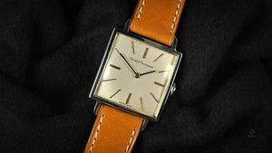 Girard Perregaux - Square Watch - S/S Case - Gilt Furniture - c.1960s - Vintage Watch Specialist