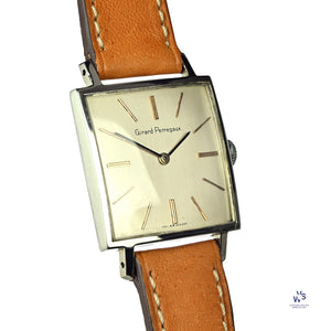 Girard Perregaux - Square Watch - S/S Case - Gilt Furniture - c.1960s - Vintage Watch Specialist