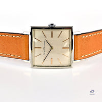 Girard Perregaux - Square Watch - S/S Case - Gilt Furniture - c.1960s - Vintage Watch Specialist