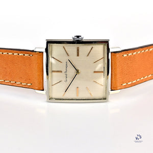 Girard Perregaux - Square Watch - S/S Case - Gilt Furniture - c.1960s - Vintage Watch Specialist