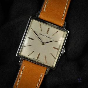 Girard Perregaux - Square Watch - S/S Case - Gilt Furniture - c.1960s - Vintage Watch Specialist