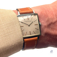 Girard Perregaux - Square Watch - S/S Case - Gilt Furniture - c.1960s - Vintage Watch Specialist