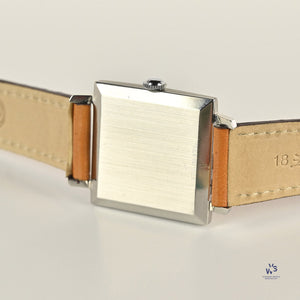 Girard Perregaux - Square Watch - S/S Case - Gilt Furniture - c.1960s - Vintage Watch Specialist