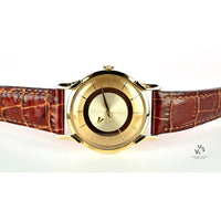 Gruen 10K Gold Filled Mystery Hour Dial - Model Ref: 415-855 - c.1953 - Vintage Watch Specialist