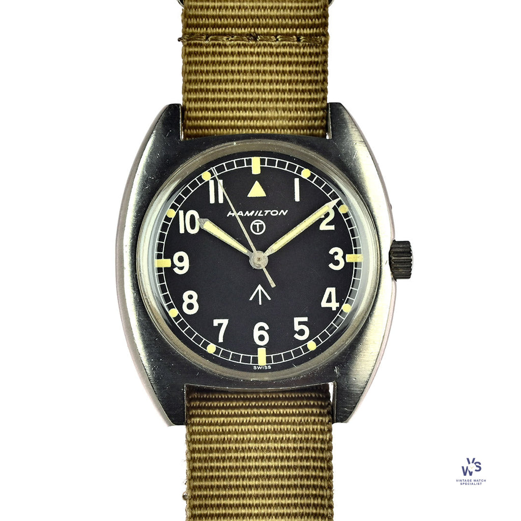 Hamilton 6BB - Military Pilots Watch - 1975 - Vintage Watch Specialist