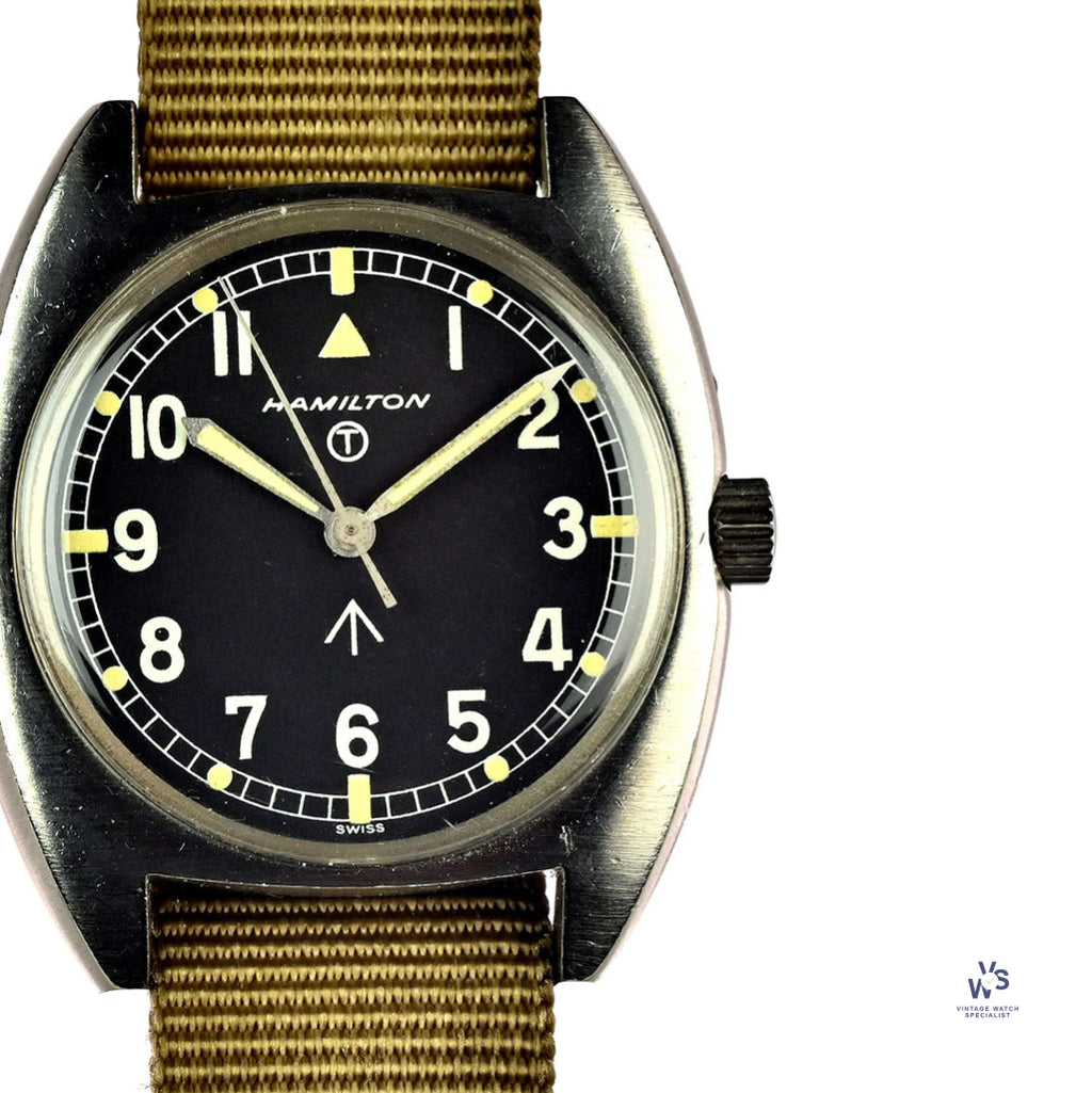 Hamilton 6BB - Military Pilots Watch - 1975 - Vintage Watch Specialist