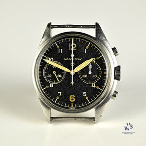 Hamilton British Military ’Fab Four’ Chronograph - c.1970 - Vintage Watch Specialist