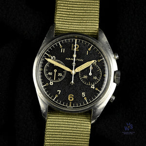 Hamilton British Military ’Fab Four’ Chronograph - c.1970 - Vintage Watch Specialist