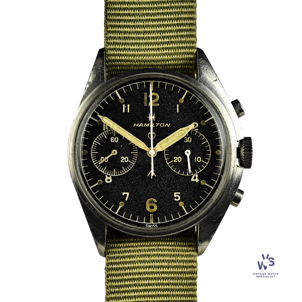 Hamilton British Military ’Fab Four’ Chronograph - c.1970 - Vintage Watch Specialist
