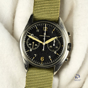 Hamilton British Military ’Fab Four’ Chronograph - c.1970 - Vintage Watch Specialist