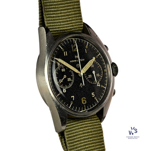 Hamilton British Military ’Fab Four’ Chronograph - c.1970 - Vintage Watch Specialist