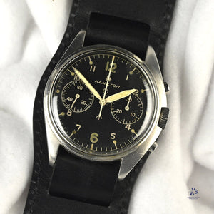 Hamilton - ’Fab 4’ - Military - 2 Register Chronograph - Royal Australian Navy - 1970 - Vintage Watch Specialist