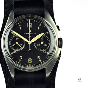 Hamilton - ’Fab 4’ - Military - 2 Register Chronograph - Royal Australian Navy - 1970 - Vintage Watch Specialist