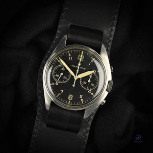 Hamilton - ’Fab 4’ - Military - 2 Register Chronograph - Royal Australian Navy - 1970 - Vintage Watch Specialist