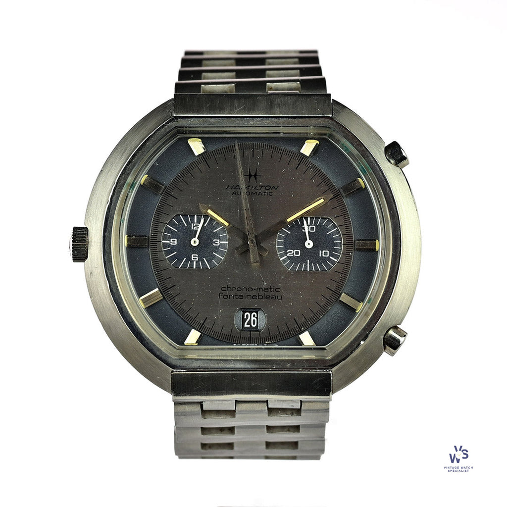 Hamilton Fontainebleau Automatic Chrono-Matic - Model Ref: 11001-3 - c.1970s - Vintage Watch Specialist