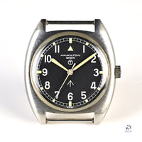 Hamilton Geneve 6BB Military Pilots Watch - 1974 - Vintage Watch Specialist