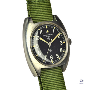 Hamilton Geneve 6BB Military Pilots Watch - 1974 - Vintage Watch Specialist