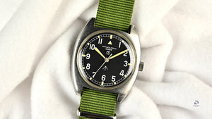 Hamilton Geneve 6BB Military Pilots Watch - 1974 - Vintage Watch Specialist