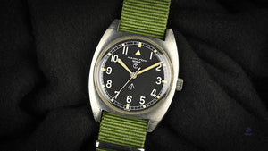 Hamilton Geneve 6BB Military Pilots Watch - 1974 - Vintage Watch Specialist