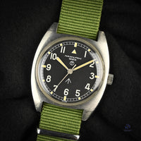 Hamilton Geneve 6BB Military Pilots Watch - 1974 - Vintage Watch Specialist