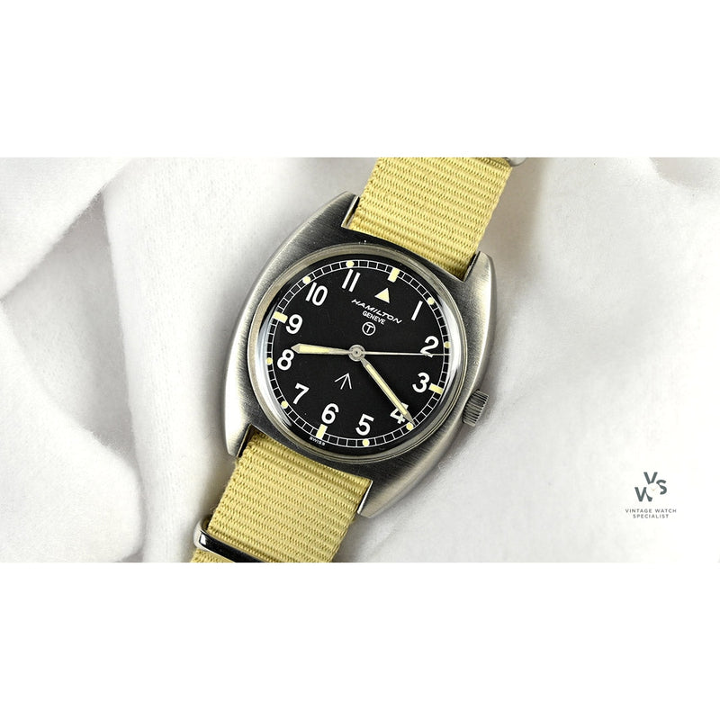 Hamilton Geneve - 6bb Military - RAF Issued Watch - 1974 - Vintage Watch Specialist