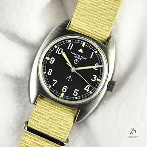 Hamilton Geneve 6BB Military RAF Issued Watch - 1975 - Vintage Watch Specialist