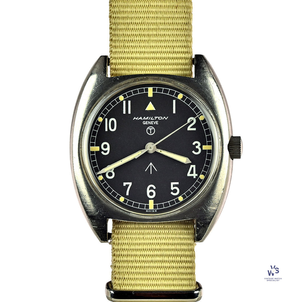 Hamilton Geneve 6BB - Military Watch - 1975 - Vintage Watch Specialist