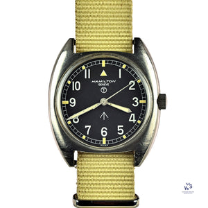 Hamilton Geneve 6BB - Military Watch - 1975 - Vintage Watch Specialist