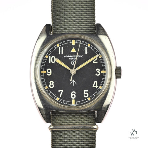 Hamilton Geneve Mechanical 6bb Military Watch Caseback