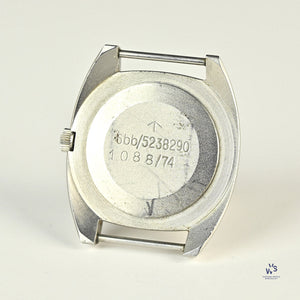 Hamilton - Geneve - Caseback Ref: 6bb - RAF Cushion Case - c.1974 - Vintage Watch Specialist