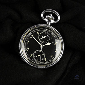 Hamilton Model 23 Pocket Watch - Two Reg Chronograph - c.1940s - Vintage Watch Specialist