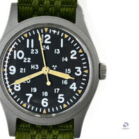 Hamilton - United States Military - B-Spec - General Purpose MIL-W - Wristwatch - circa August 1981 - Vintage Watch Specialist