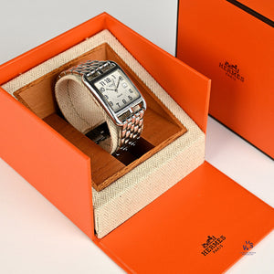 Hermes Cape Cod - Original Steel Bracelet - With Original Box - c.2005 - Vintage Watch Specialist