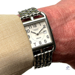 Hermes Cape Cod - Original Steel Bracelet - With Original Box - c.2005 - Vintage Watch Specialist