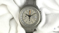 Heuer Chronograph Automatic Day Date Lederer Model Ref: 510.503 c.1979 Vintage Watch Specialist