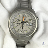 Heuer Chronograph Automatic Day Date Lederer Model Ref: 510.503 c.1979 Vintage Watch Specialist