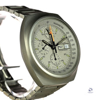 Heuer Chronograph Automatic Day Date Lederer Model Ref: 510.503 c.1979 Vintage Watch Specialist