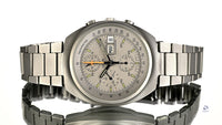 Heuer Chronograph Automatic Day Date Lederer Model Ref: 510.503 c.1979 Vintage Watch Specialist